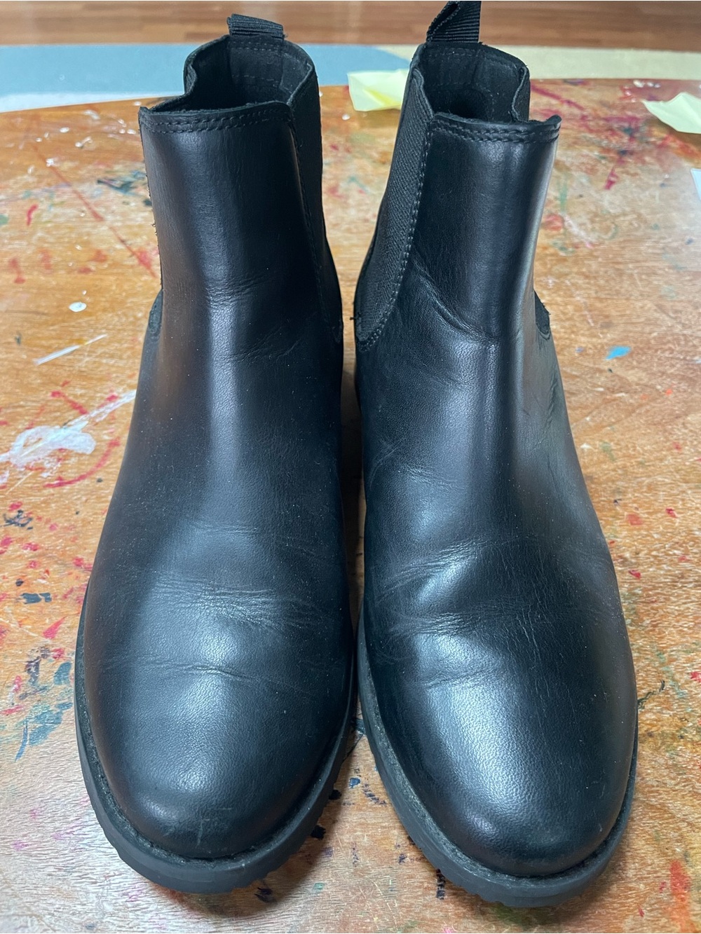 Timberland Black Leather Chukka Boots for women